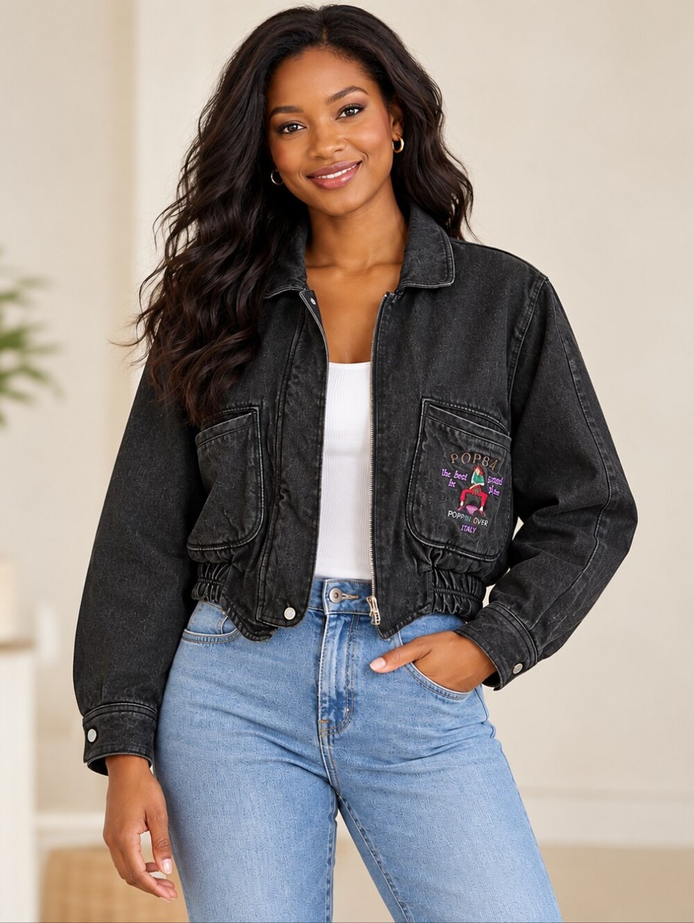 Vintage POP 84 Denim Jacket